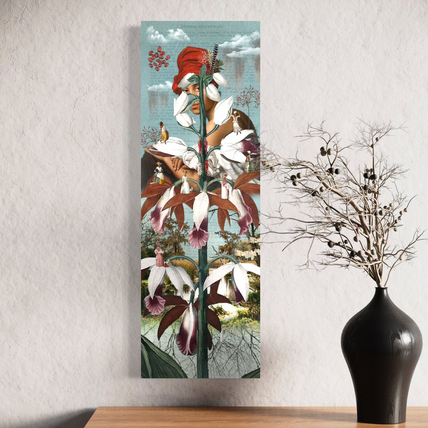 "T'es Belle Comme Une Fleur" Canvas Prints