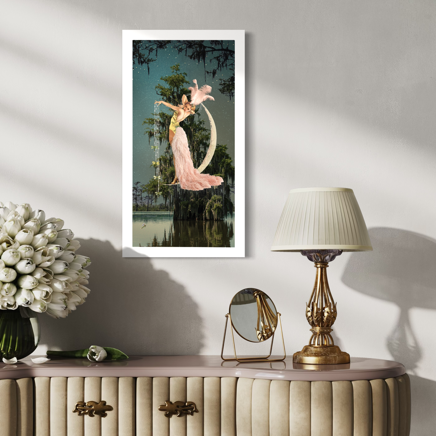 "And So, She Hung The Moon" Fine Art Prints