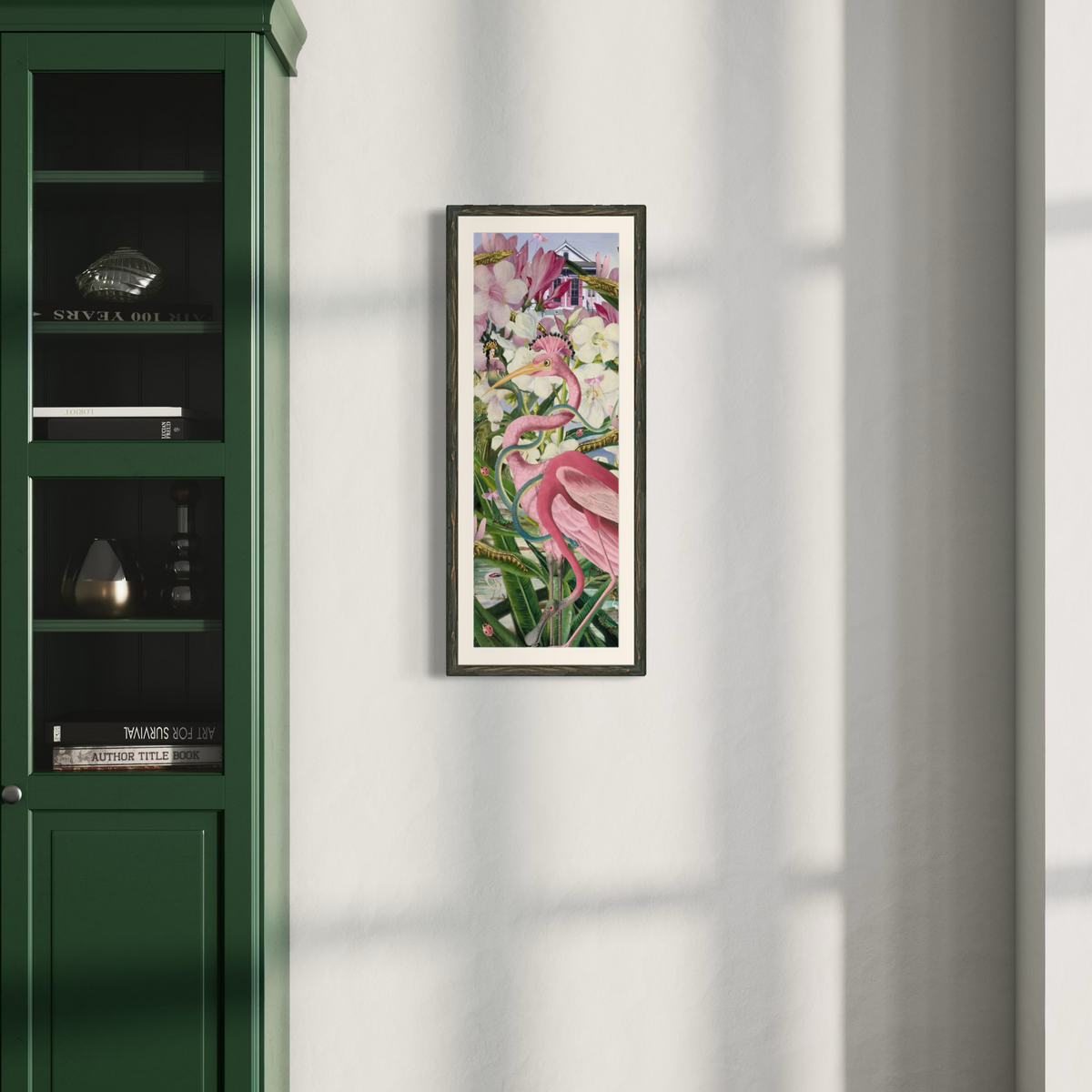 The House That Turned Pink — Framed Giclée Print