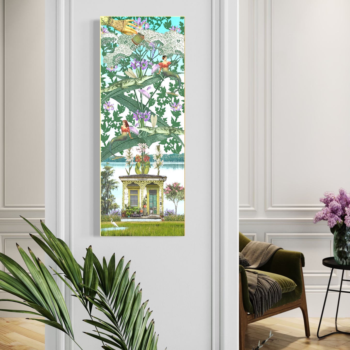 "The House That Grew" Framed Canvas Prints