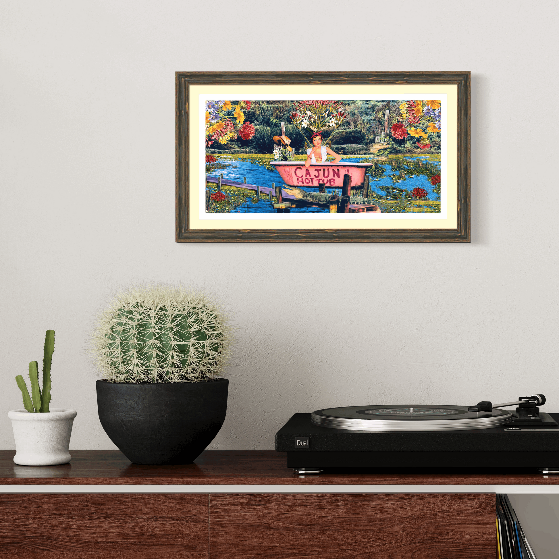 "Cajun Hot Tub II" Framed Prints