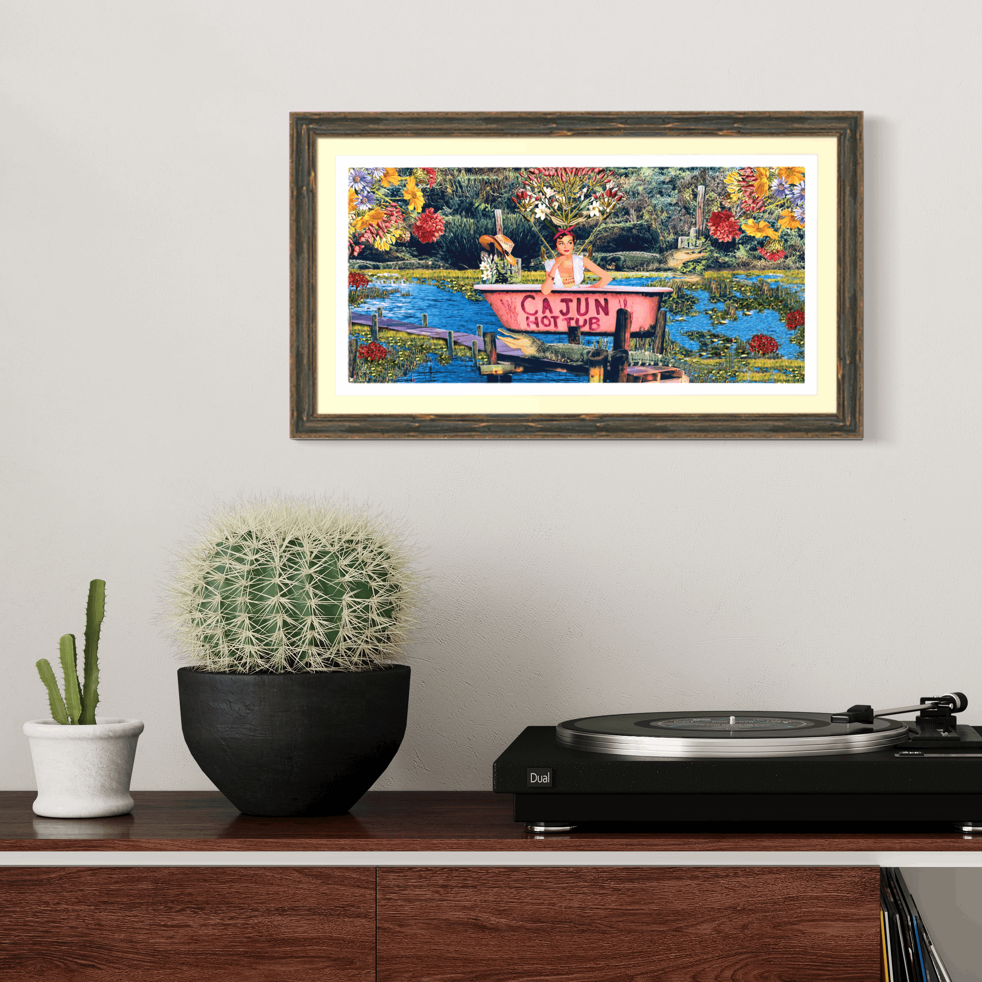 "Cajun Hot Tub II" Framed Prints