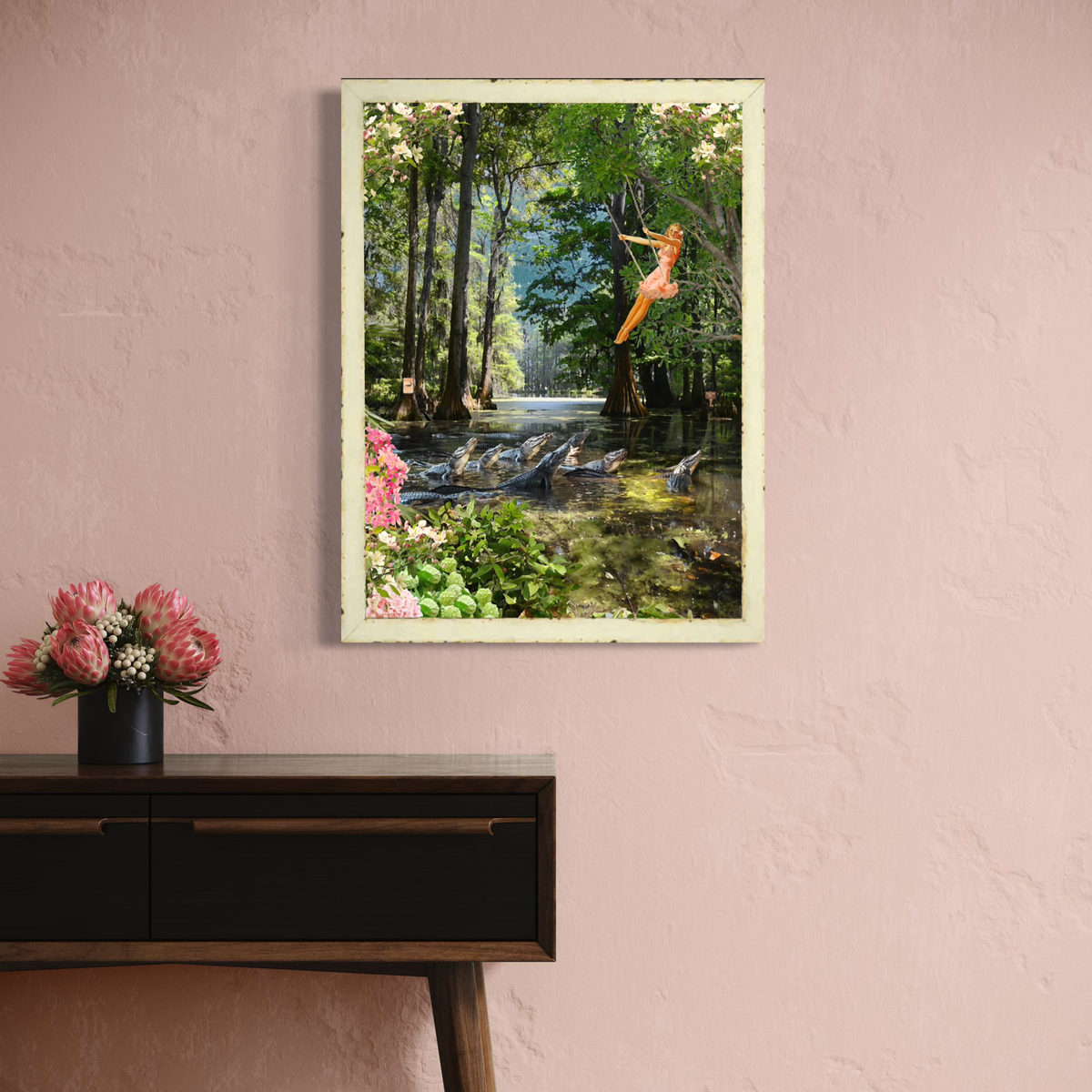 Bayou Swing — Framed Giclée Print