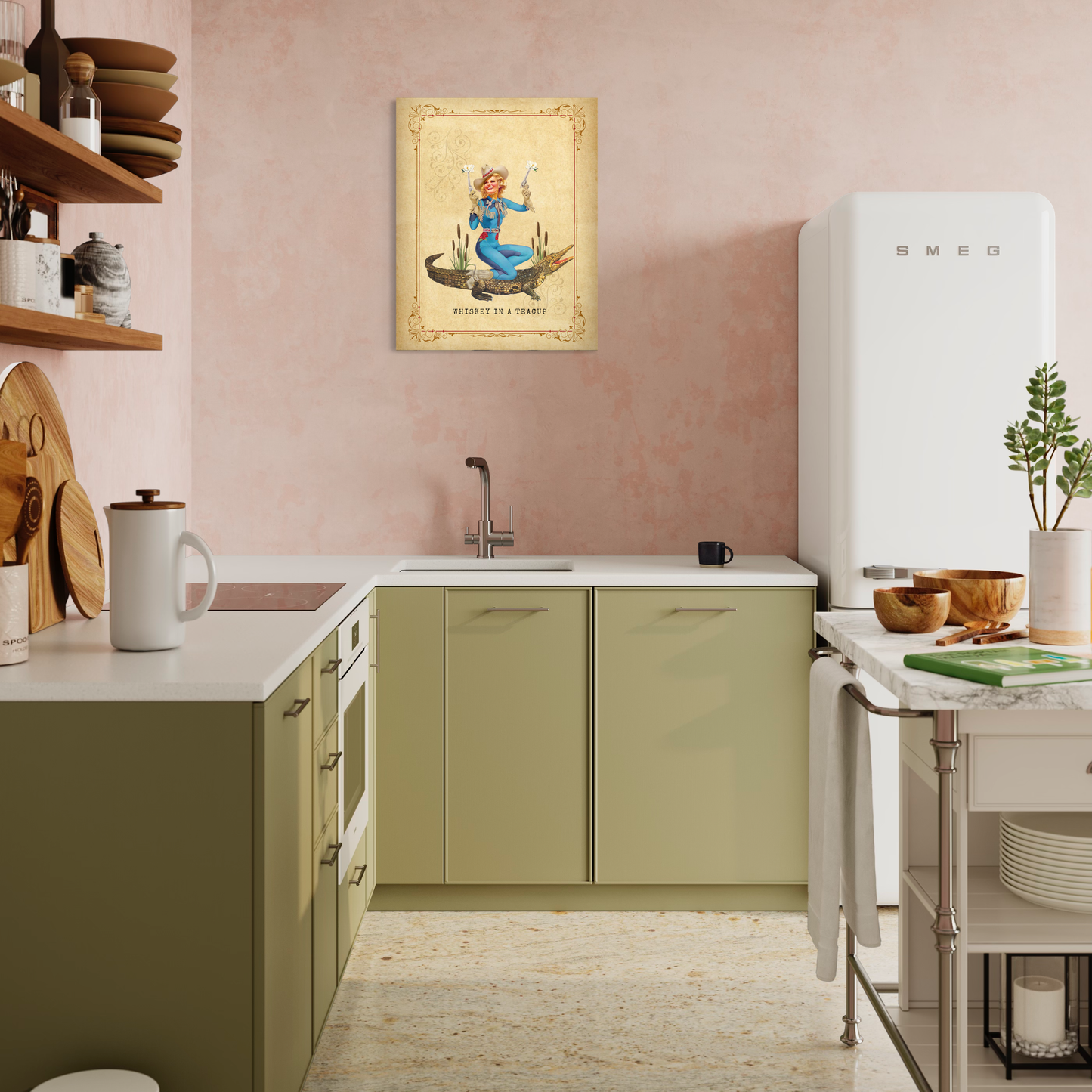 Poster Prints "Cajun Cowgirl III"