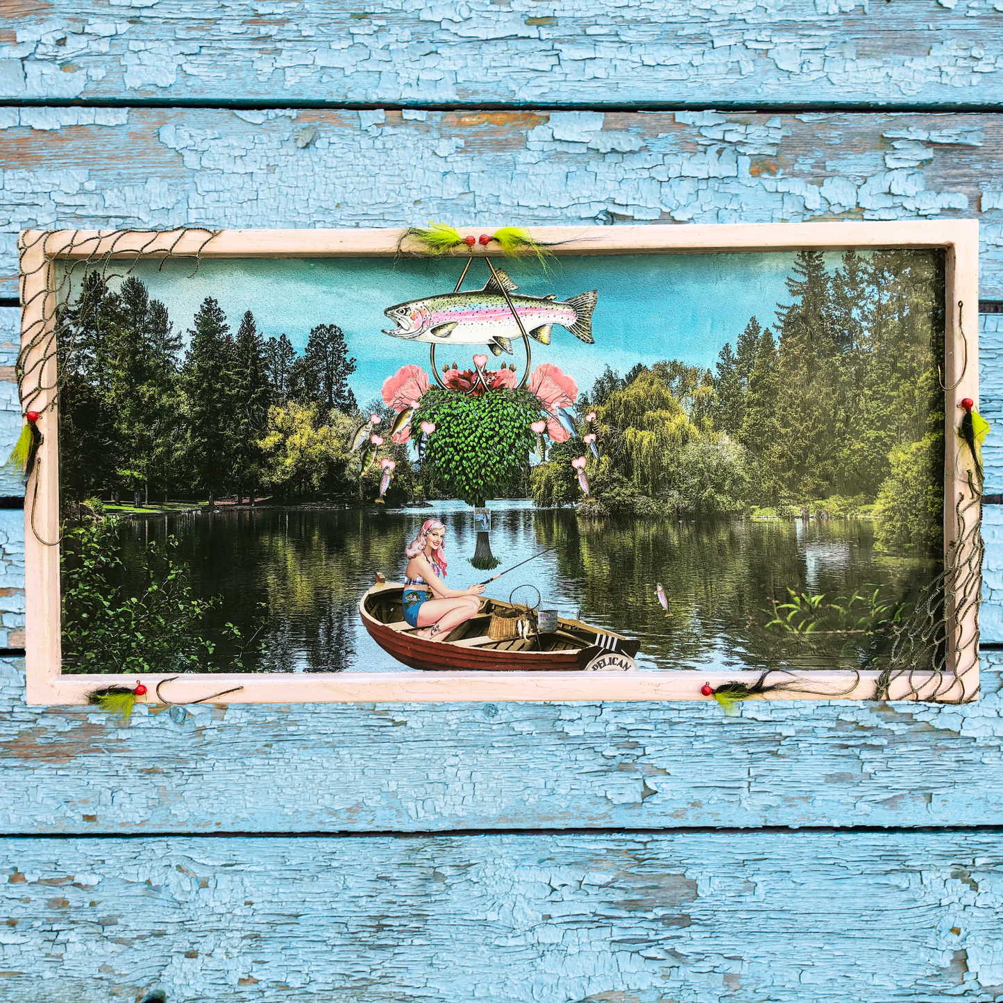"Fanny Fisher" Original Collage