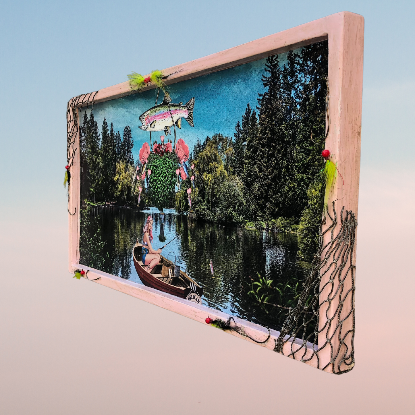 "Fanny Fisher" Original Collage