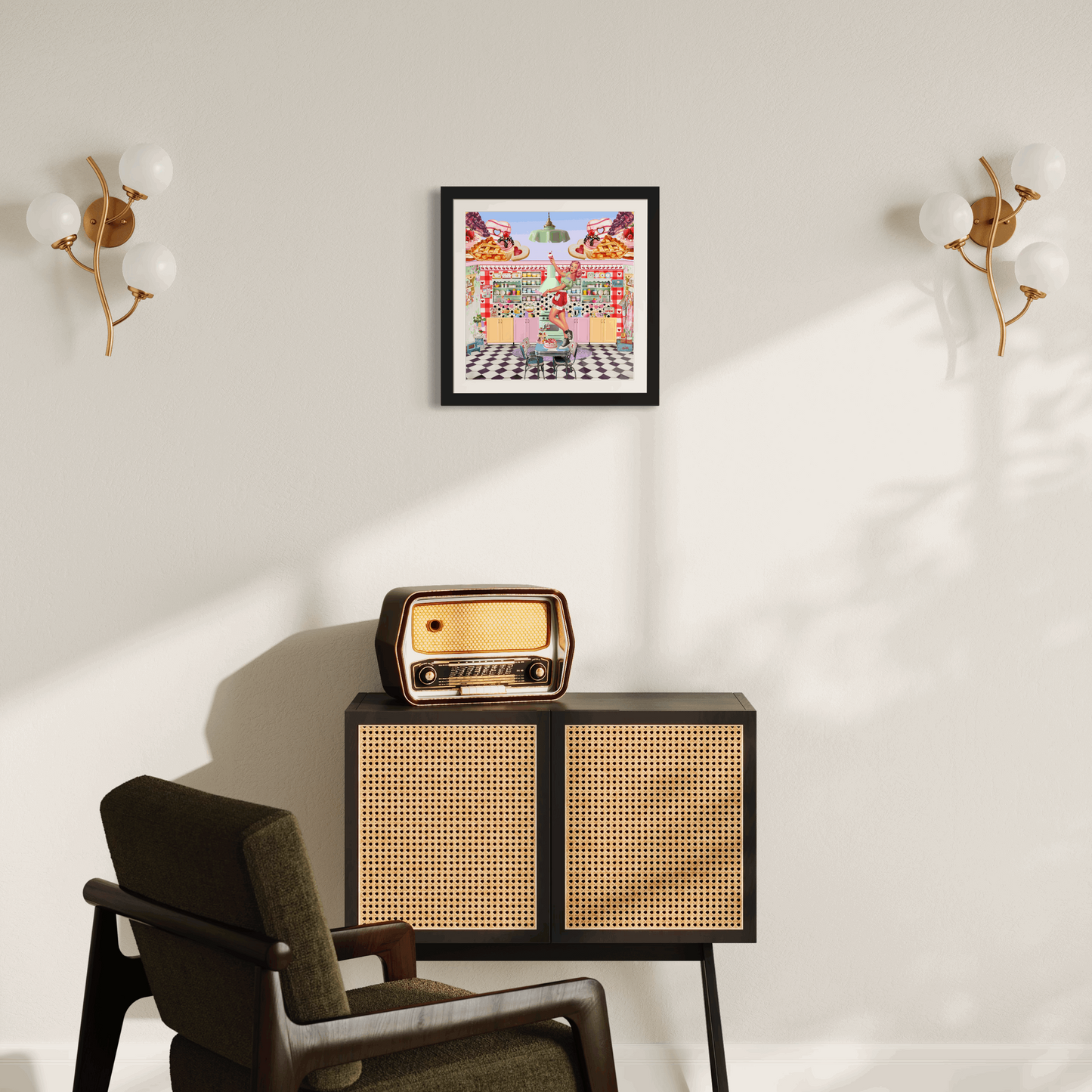 "Bakin' Babs" Framed Prints