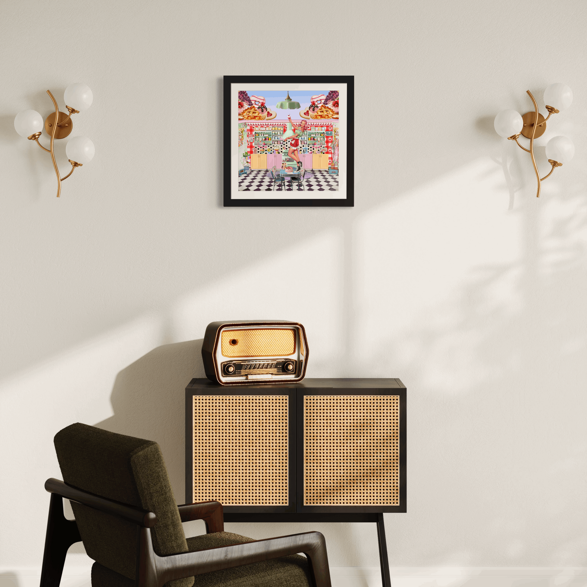 "Bakin' Babs" Framed Prints