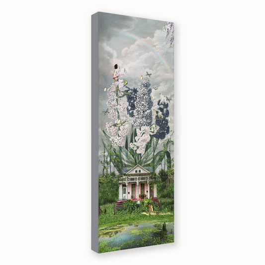 The House That Grew Wings — Canvas Print