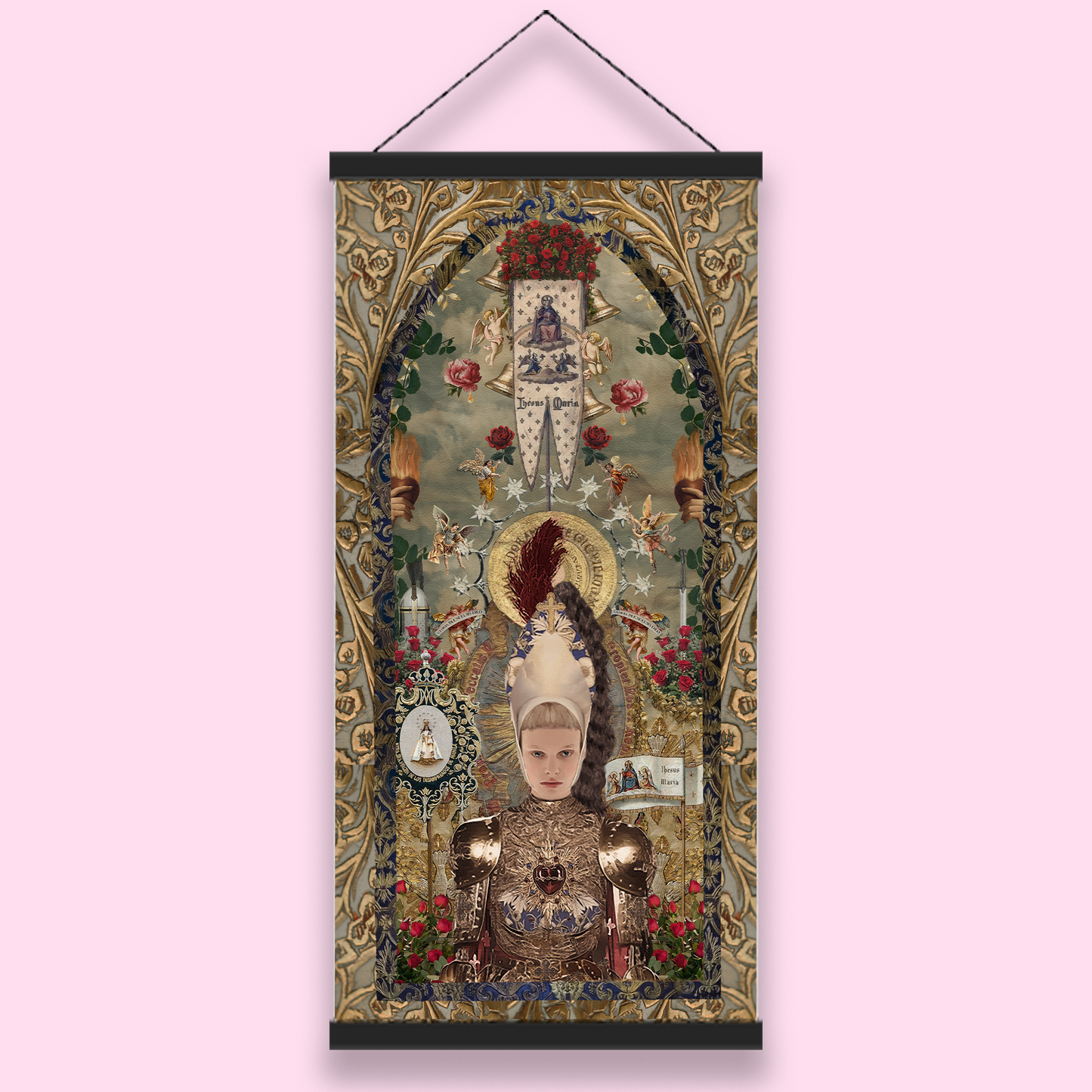 "Jeanne d'Arc" Hanging Canvas Print