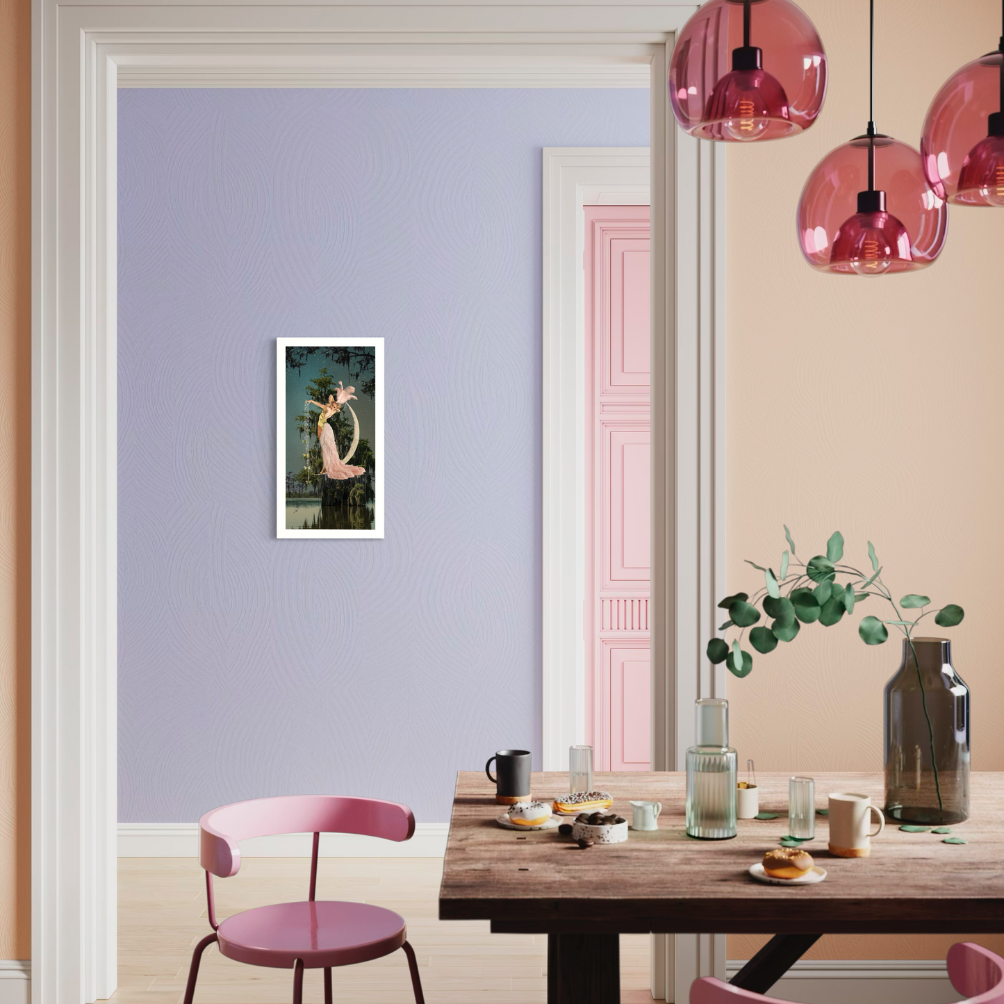 "And So, She Hung The Moon" Fine Art Prints