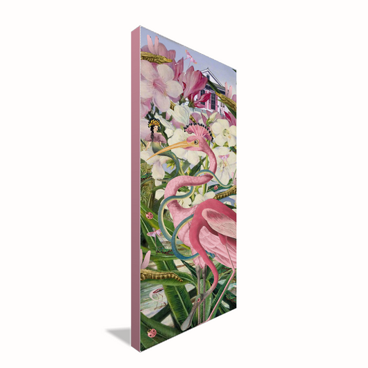 The House That Turned Pink — Canvas Print