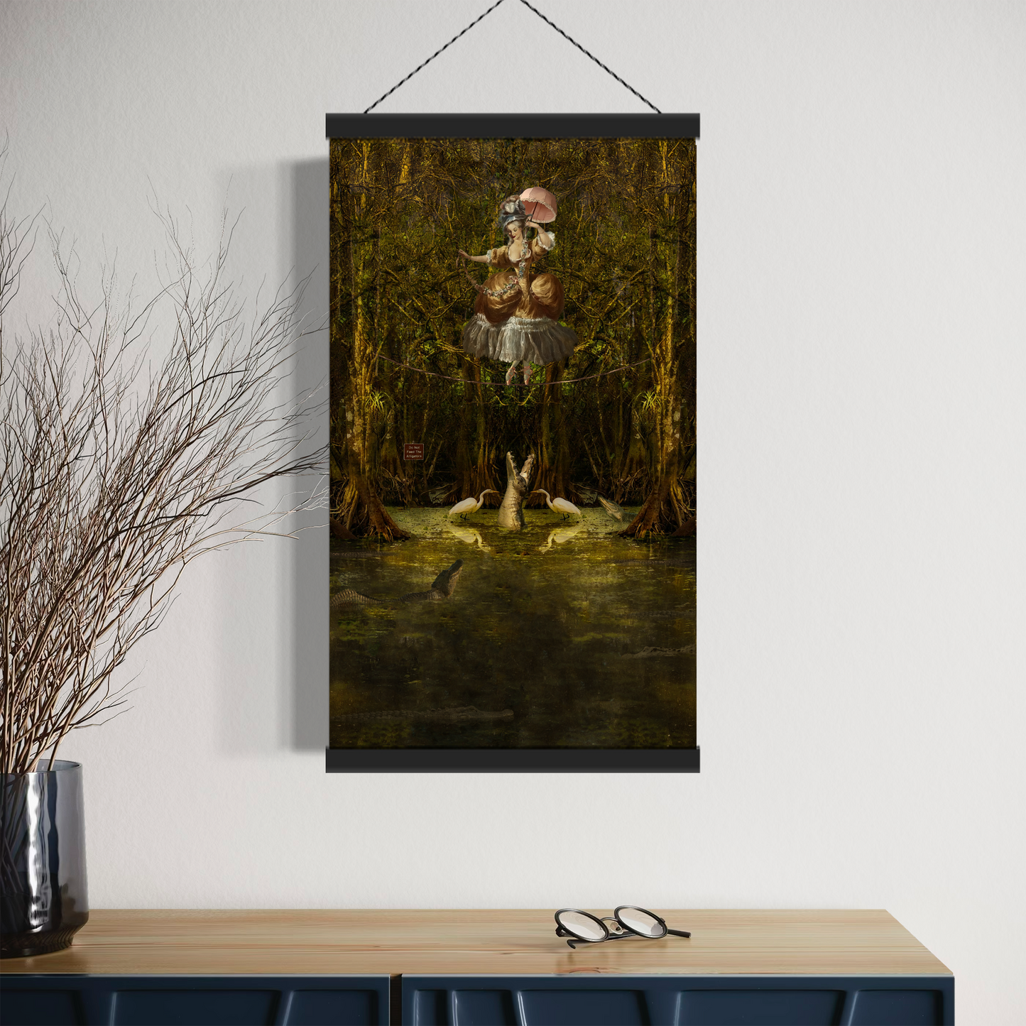 "Bayou Promenade" Hanging Canvas Print