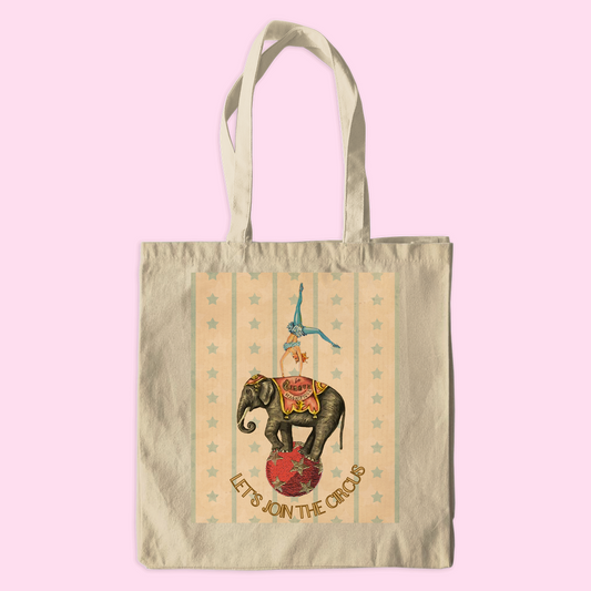 Canvas Tote Bag "Circus III"