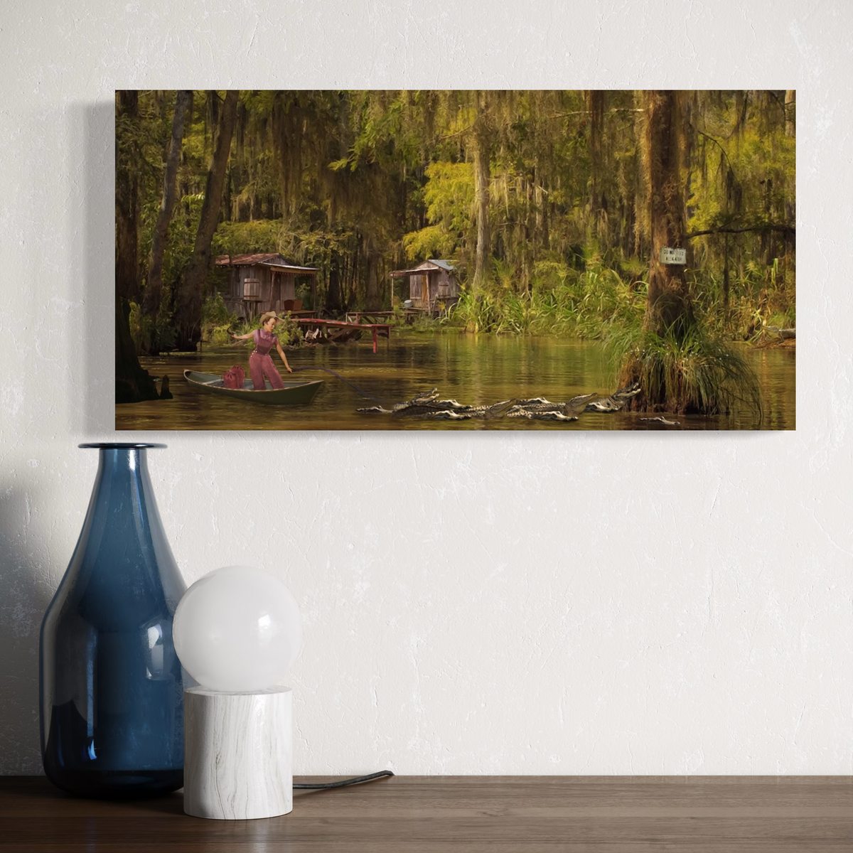 Bayou Reindeer — Canvas Print