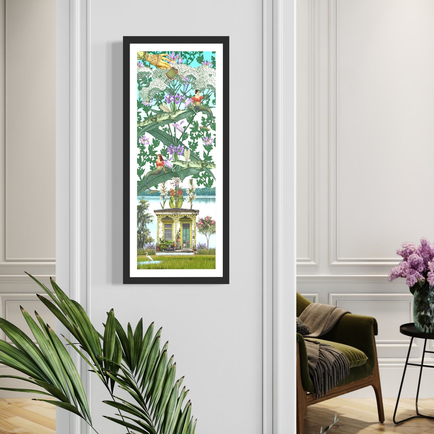 "The House That Grew" Framed Giclee Prints