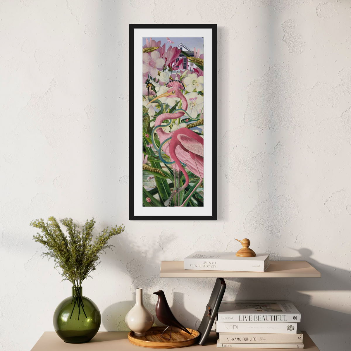 The House That Turned Pink — Framed Giclée Print