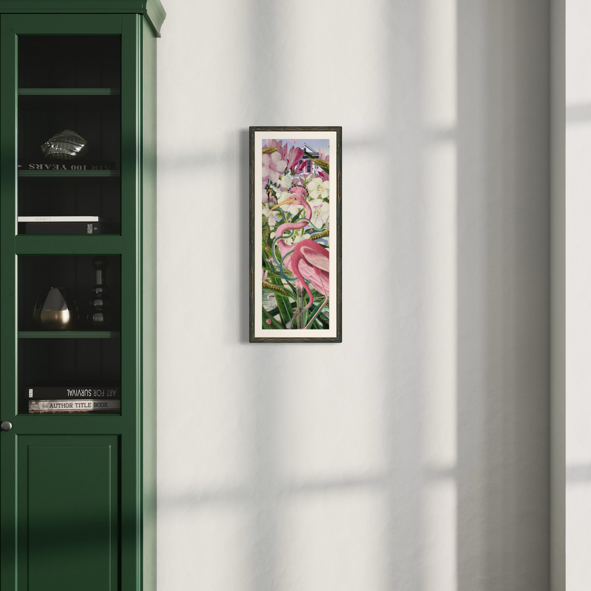 The House That Turned Pink — Framed Giclée Print