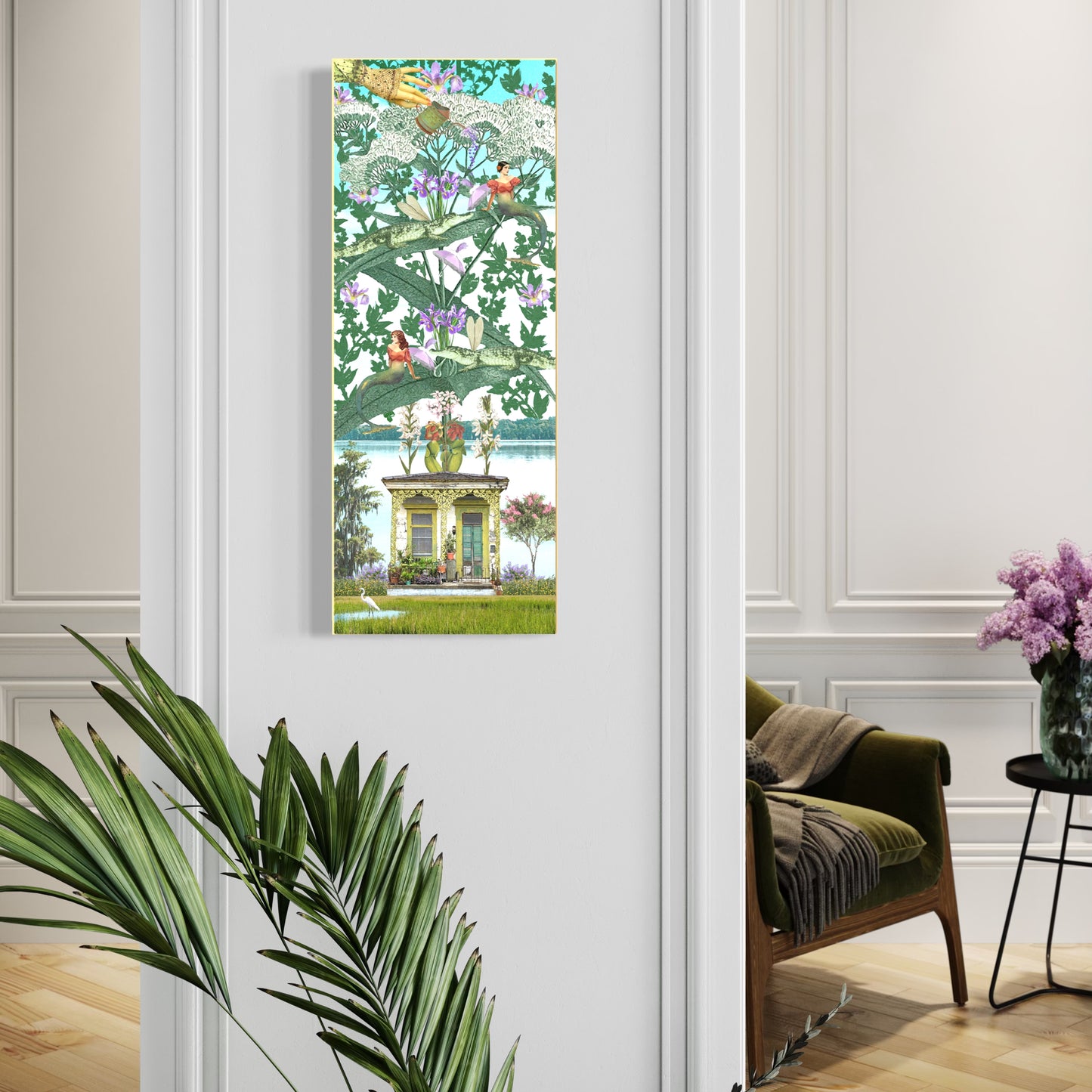 "The House That Grew" Framed Canvas Prints