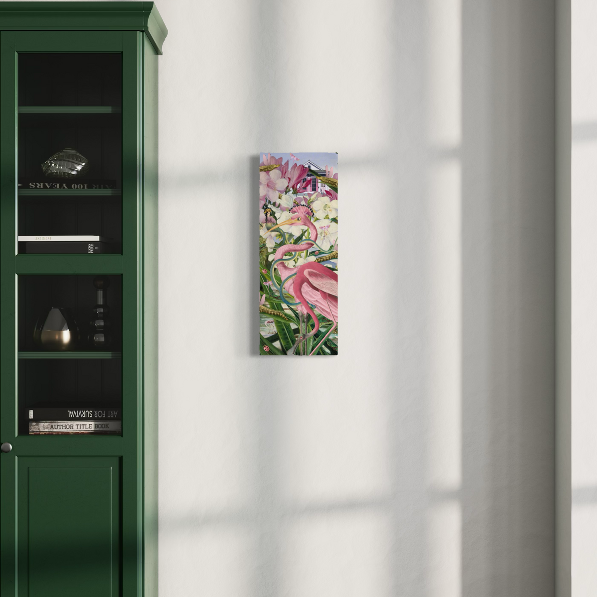 The House That Turned Pink — Canvas Print