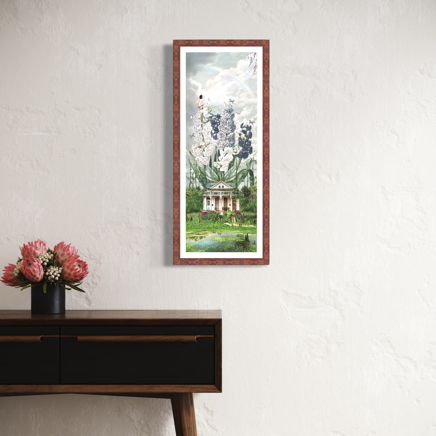 "The House That Grew Wings" Framed Giclee Prints