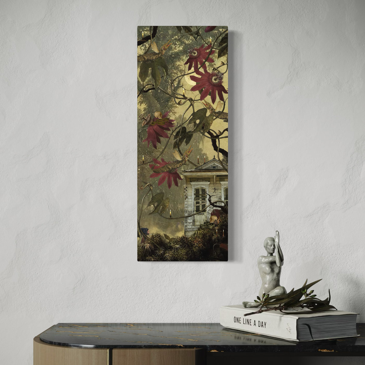 The House That Whispers — Canvas Print