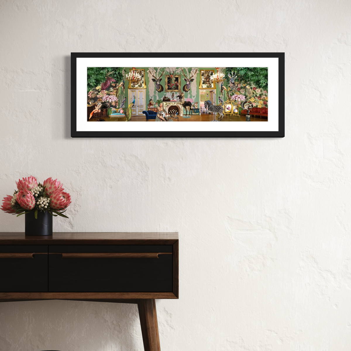 Taxidermy Tish — Framed Giclée Print
