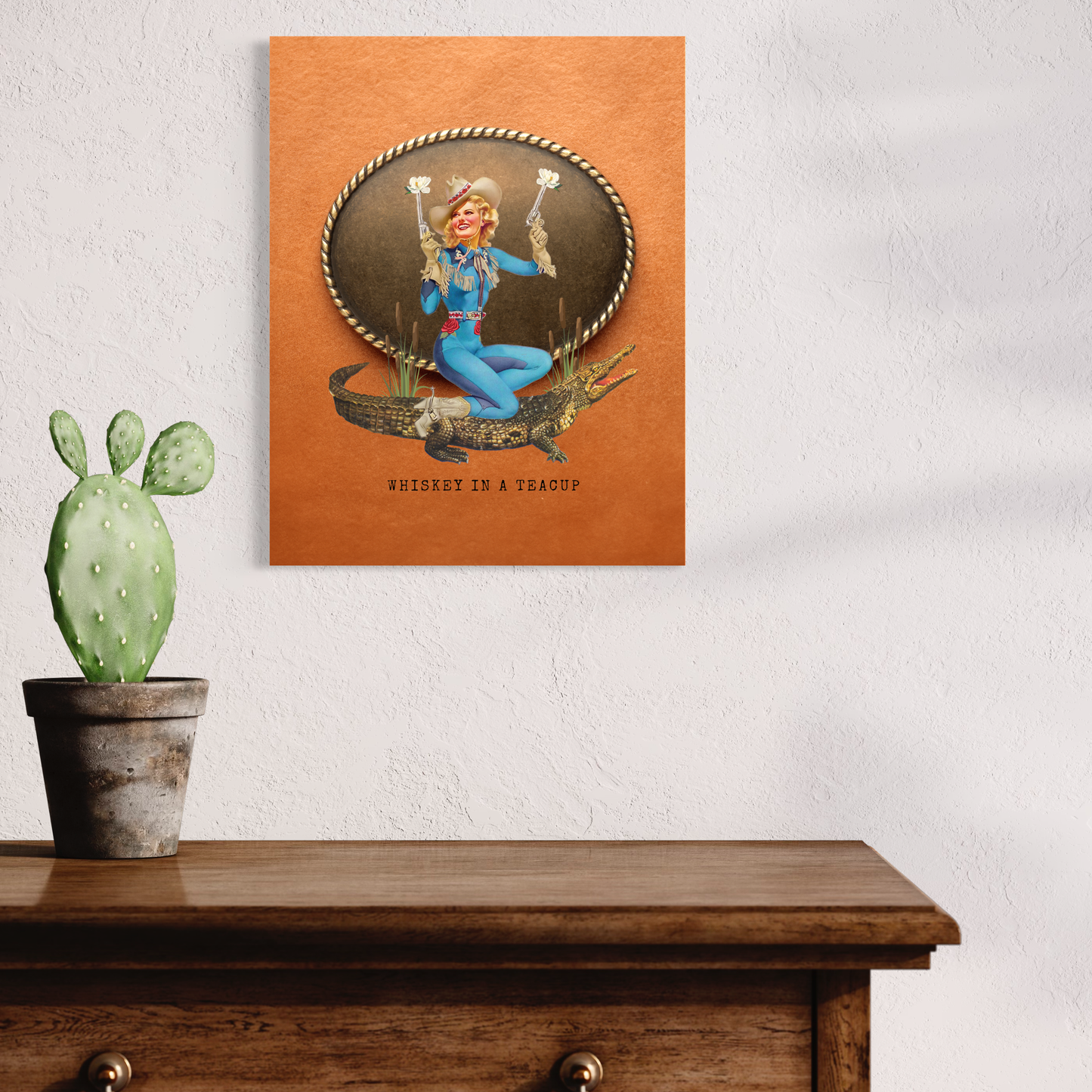 Poster Prints "Cajun Cowgirl II"