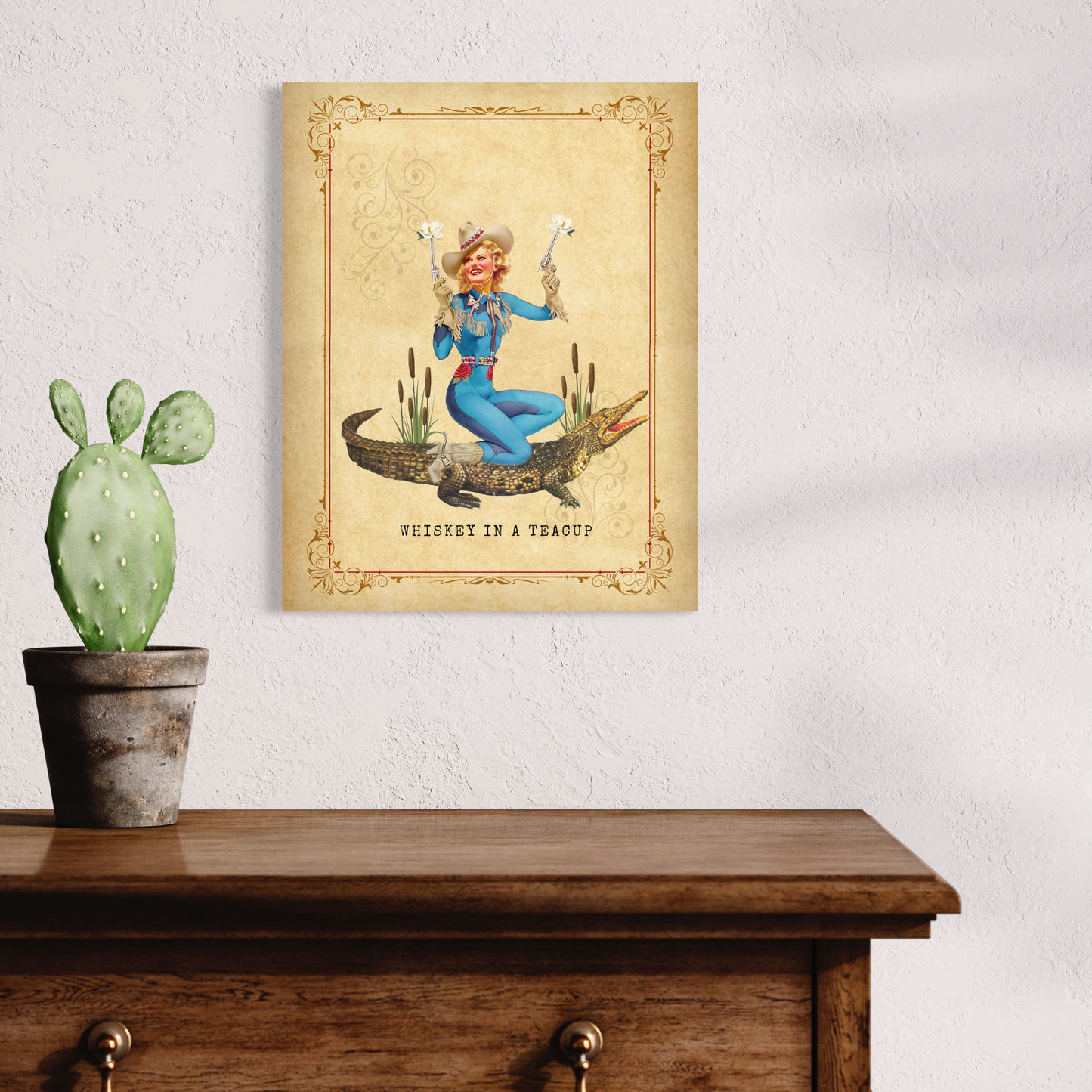 Poster Prints "Cajun Cowgirl III"