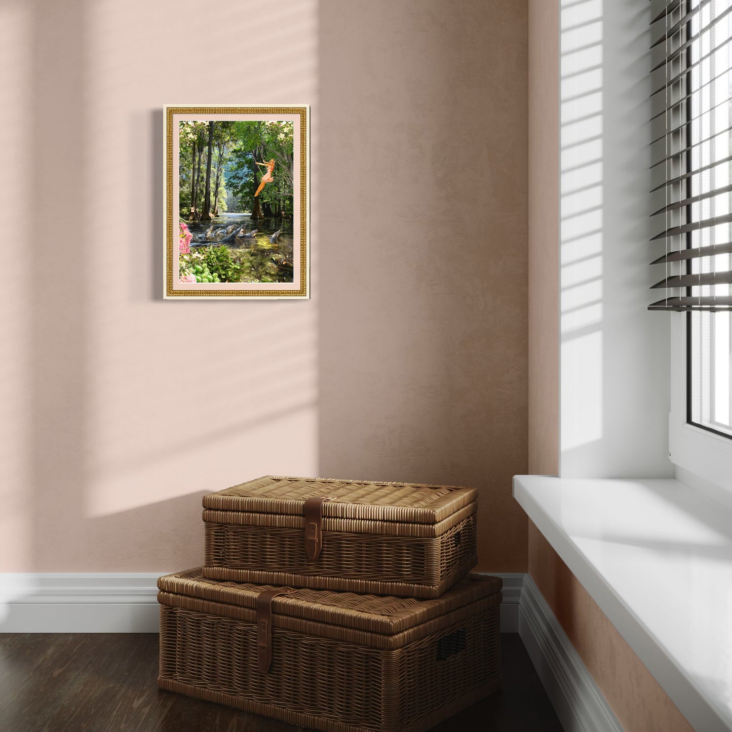 "Bayou Swing" Framed Giclee Prints