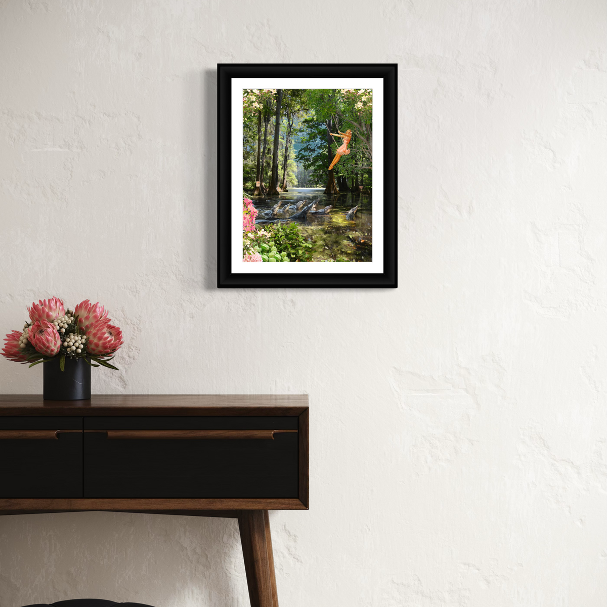 Bayou Swing — Framed Giclée Print