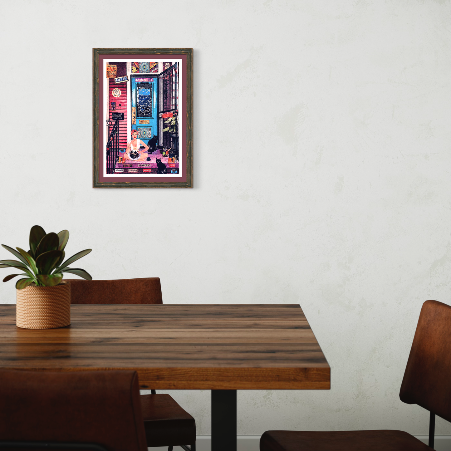 "Waitress on Treme" Framed Prints