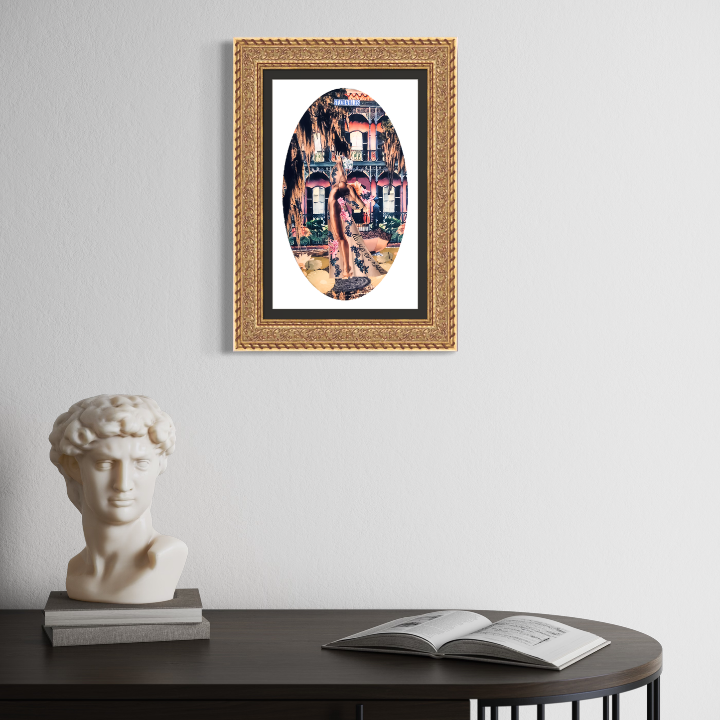 "St. Charles Lady" Framed Prints