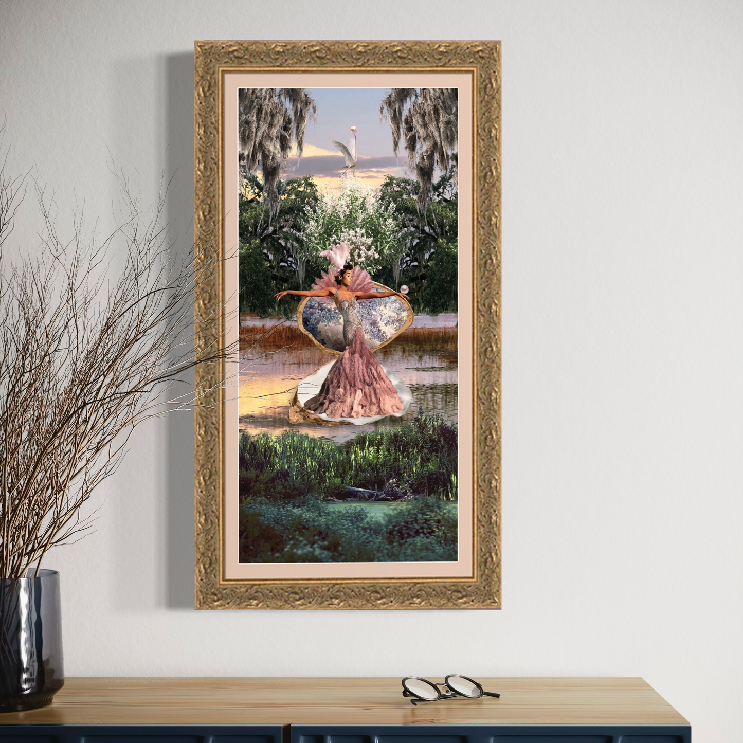 "And So, The World Was Her Oyster" Framed Prints