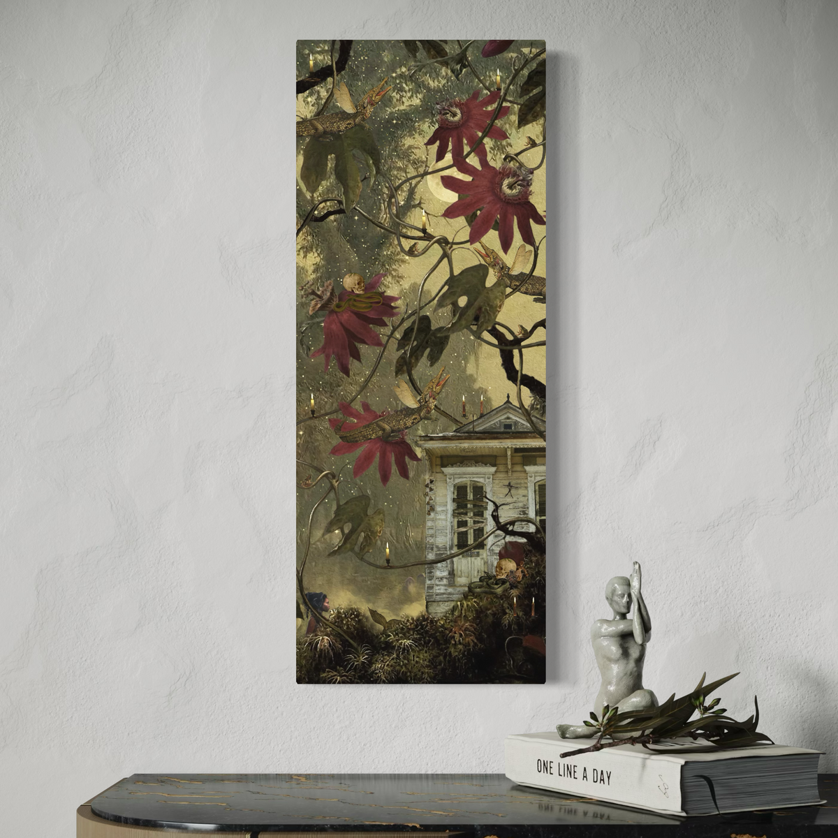 The House That Whispers — Canvas Print