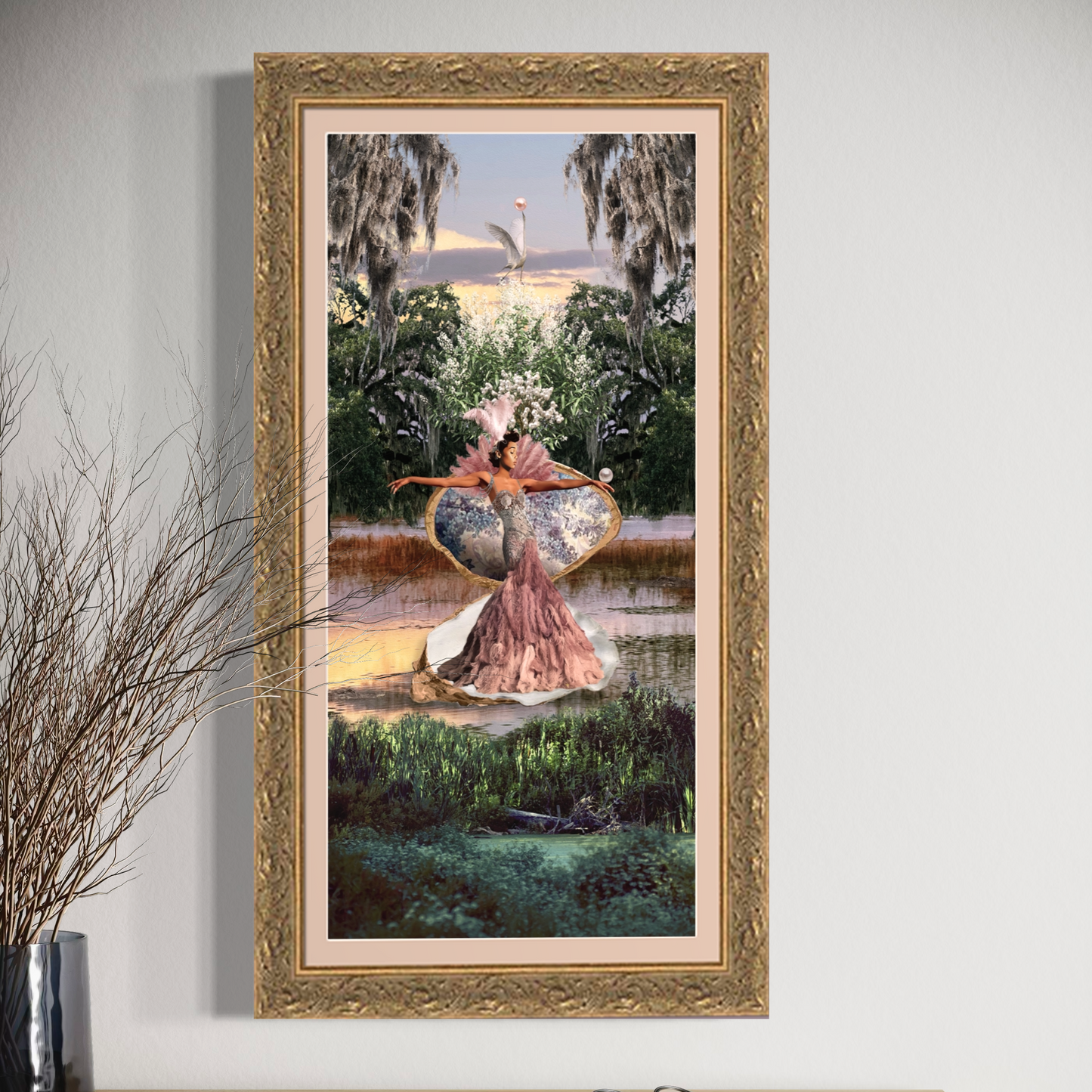 "And So, The World Was Her Oyster" Framed Prints