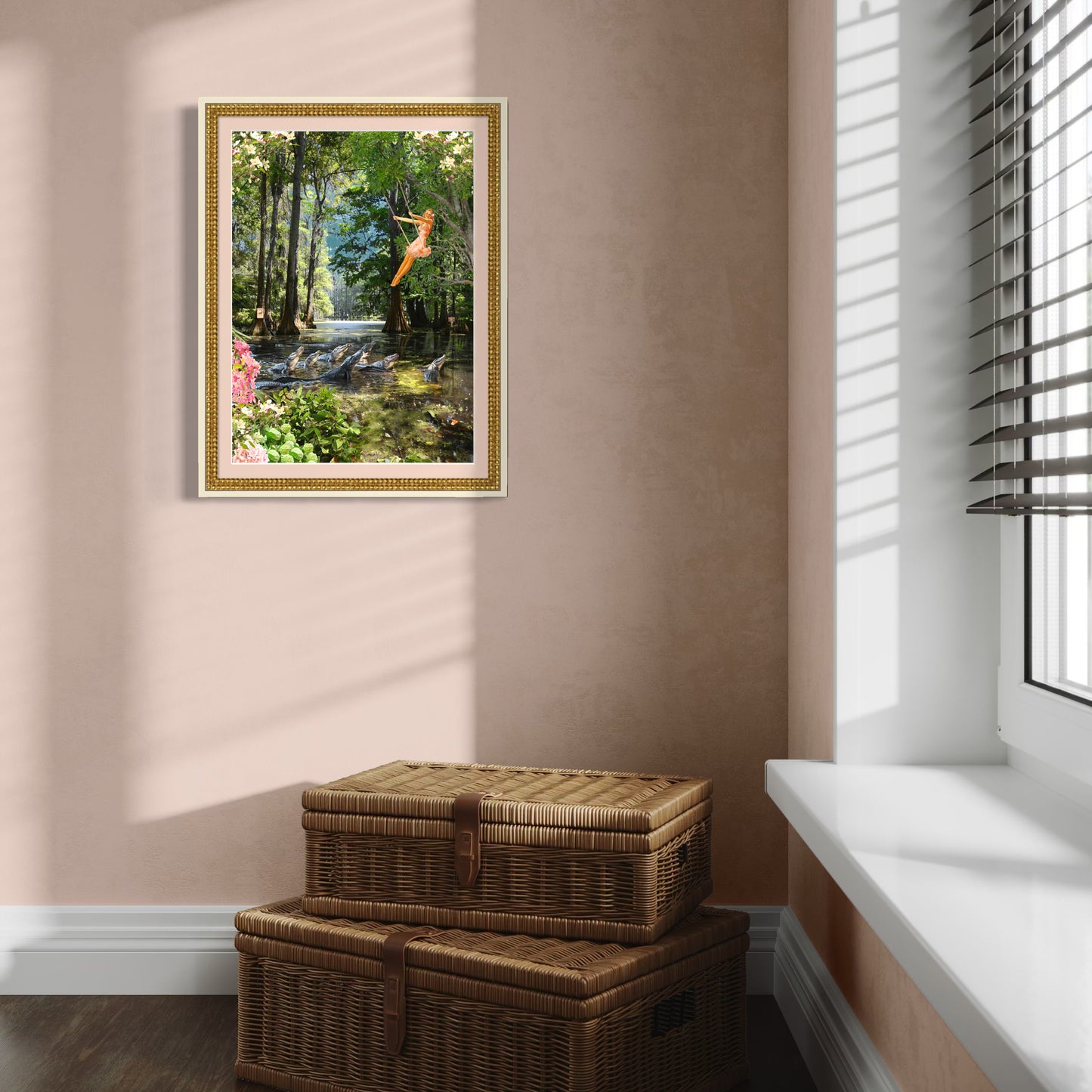 "Bayou Swing" Framed Giclee Prints