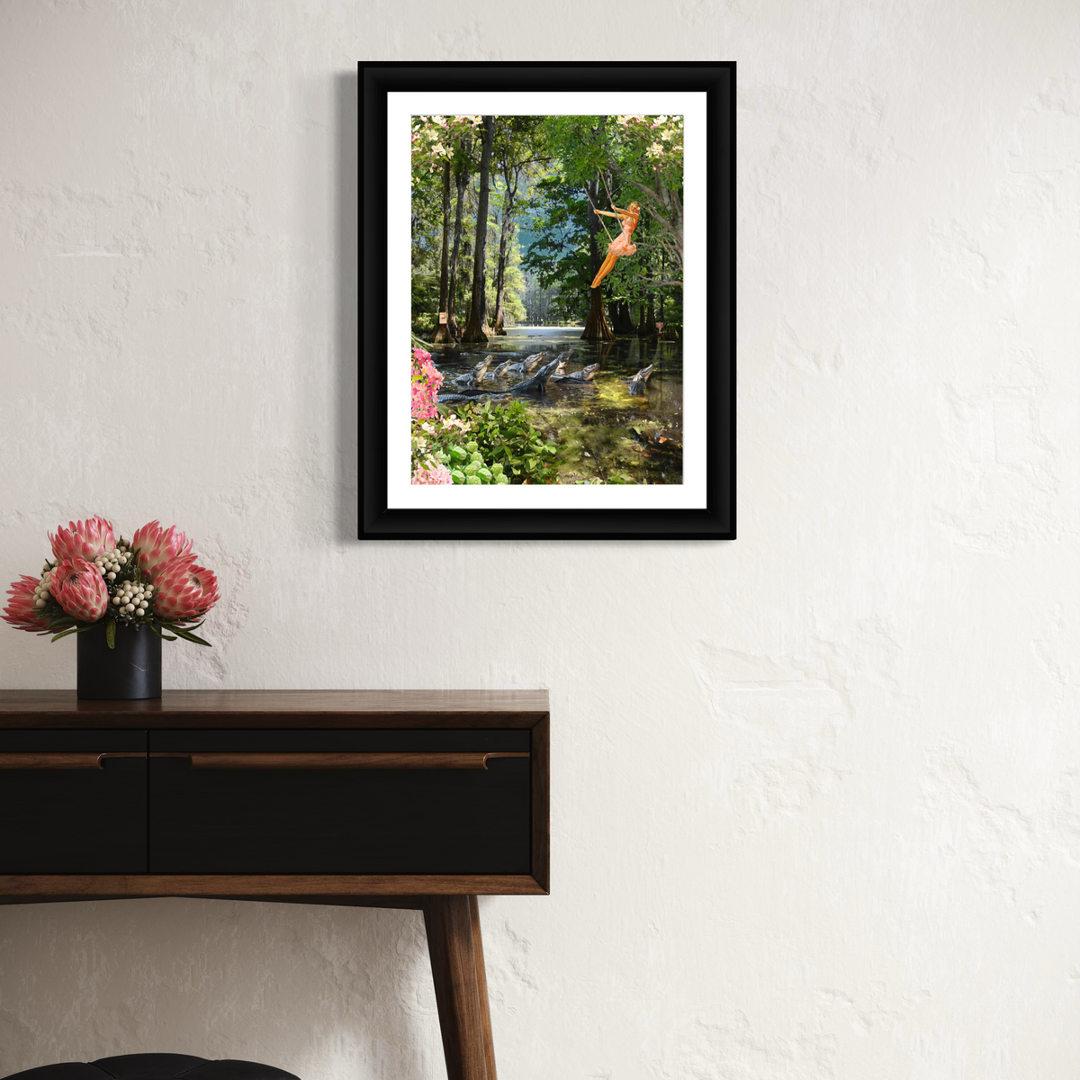 Bayou Swing — Framed Giclée Print