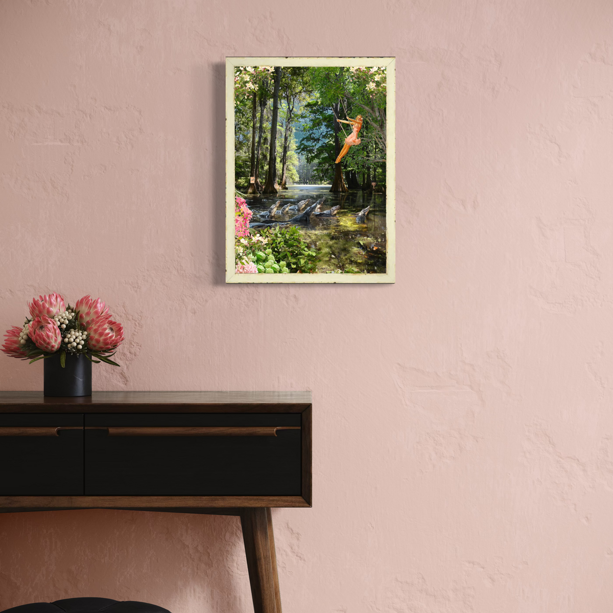 Bayou Swing — Framed Giclée Print
