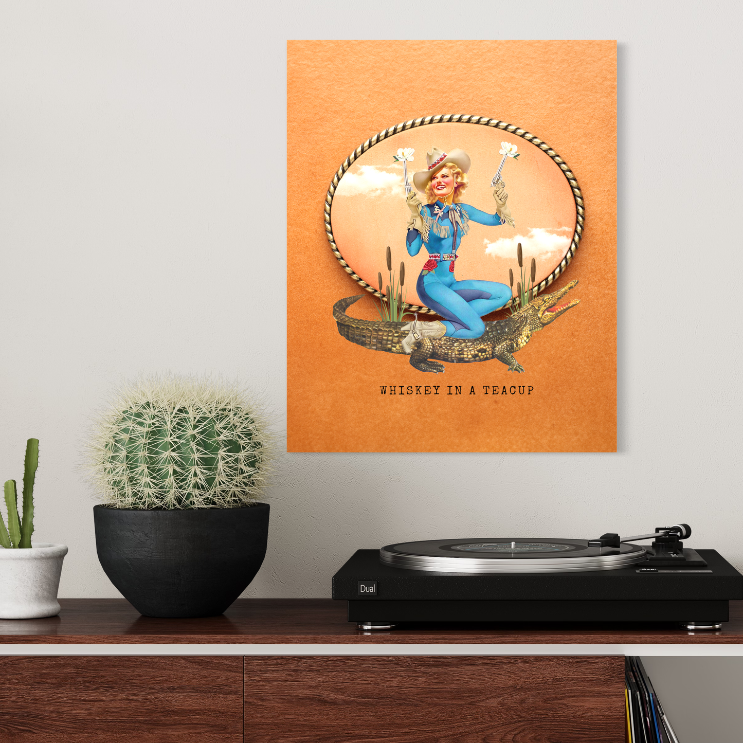 Poster Prints "Cajun Cowgirl I"