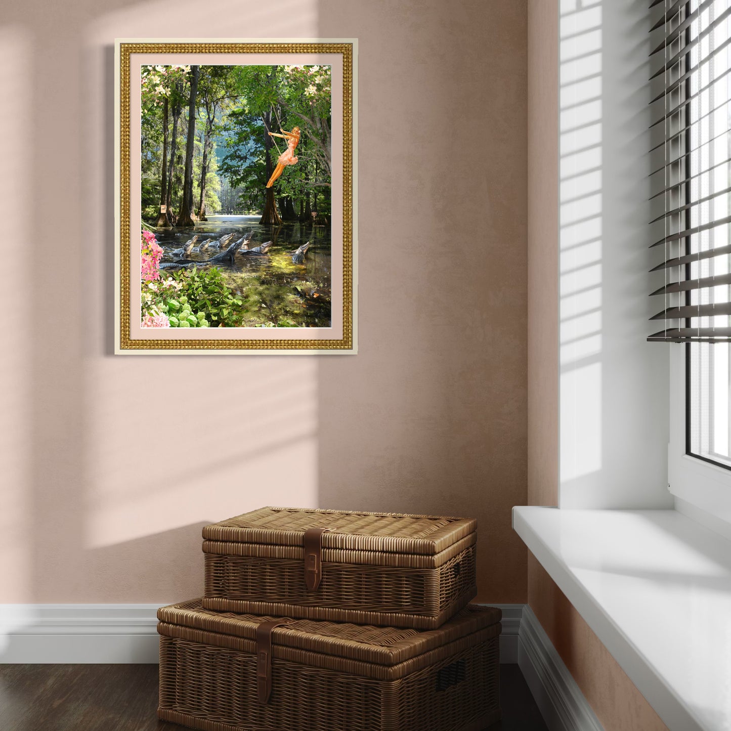 "Bayou Swing" Framed Giclee Prints