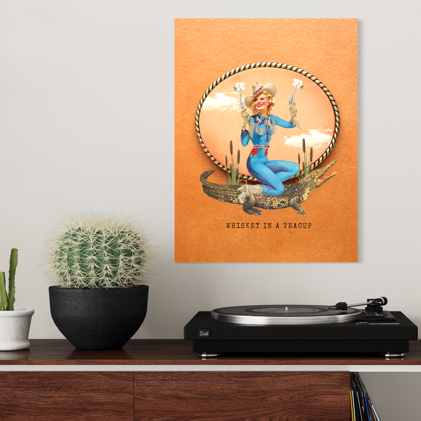 Poster Prints "Cajun Cowgirl I"