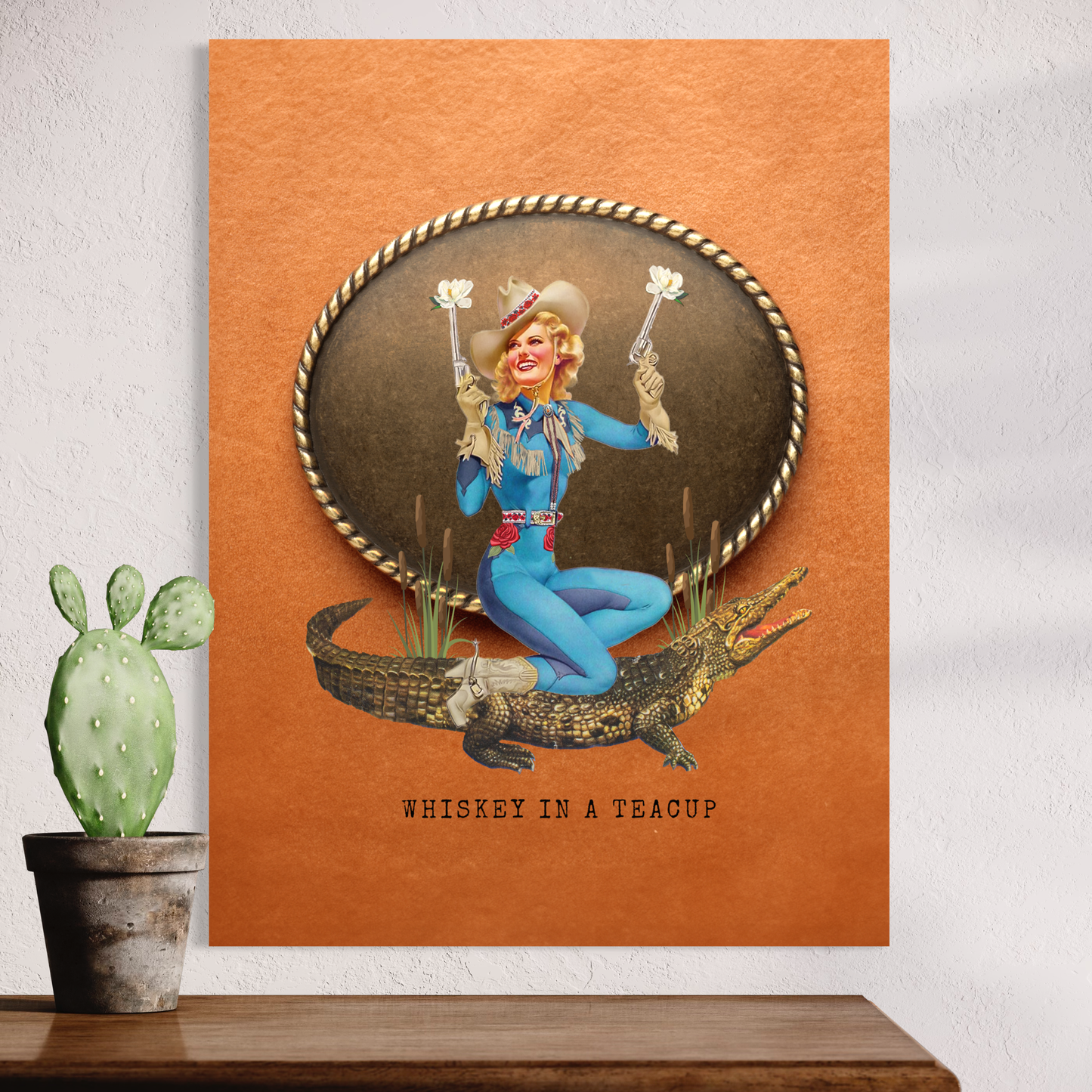 Poster Prints "Cajun Cowgirl II"