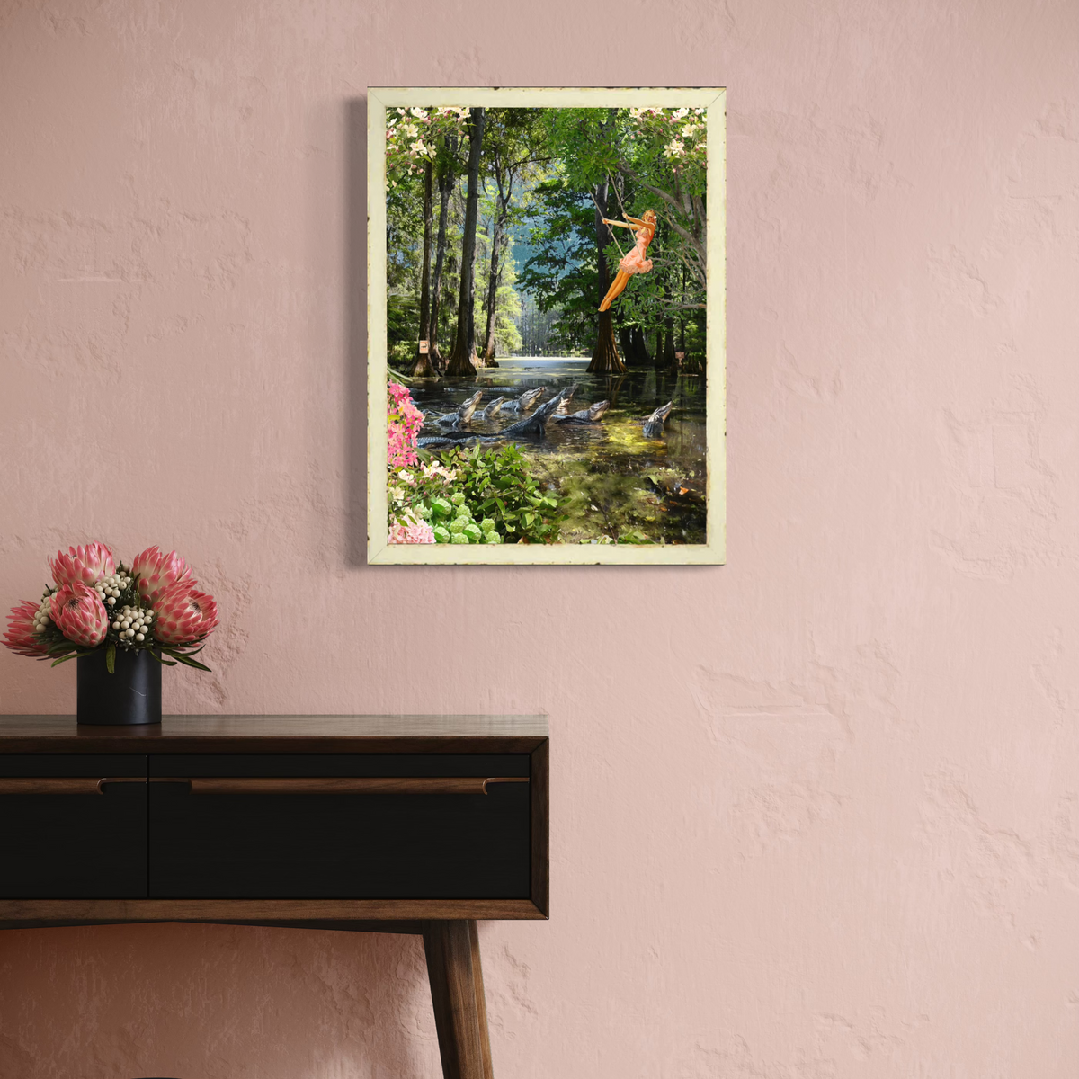 Bayou Swing — Framed Giclée Print