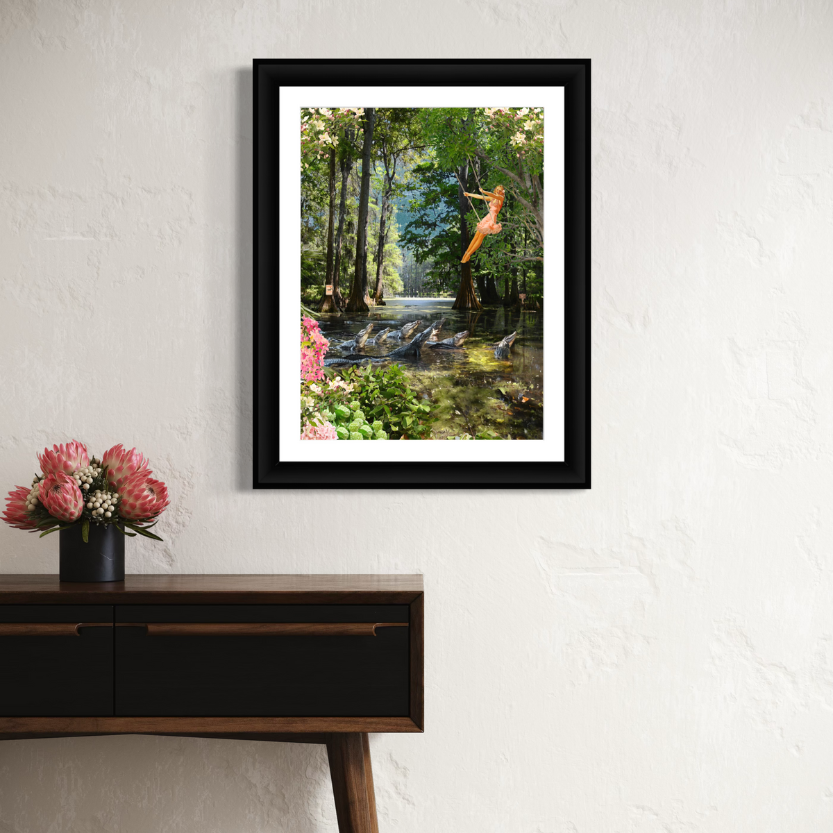 Bayou Swing — Framed Giclée Print