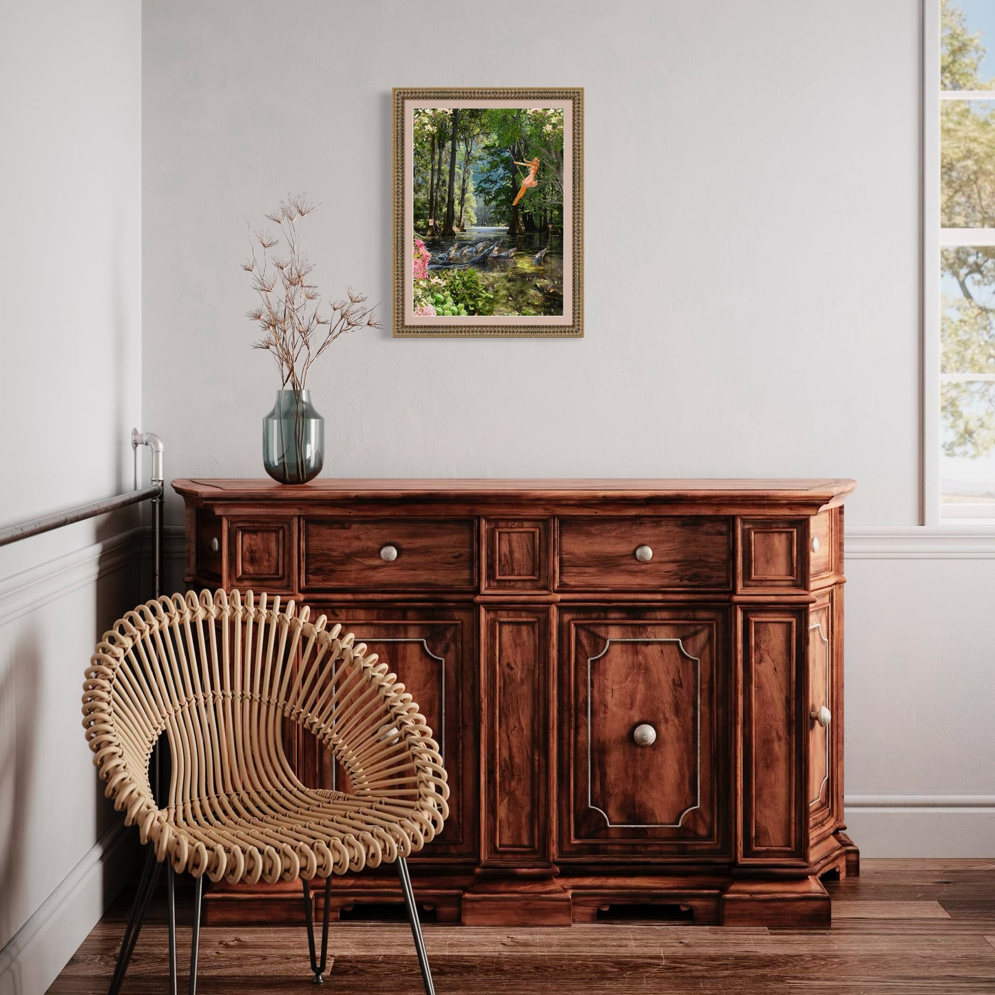 "Bayou Swing" Framed Giclee Prints