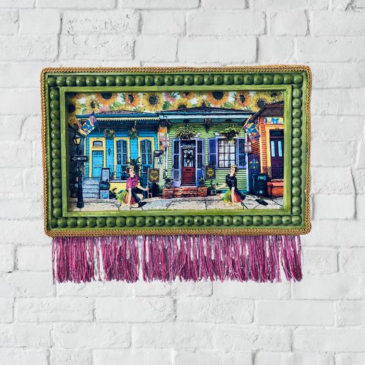 "Party in the Marigny" Original Collage