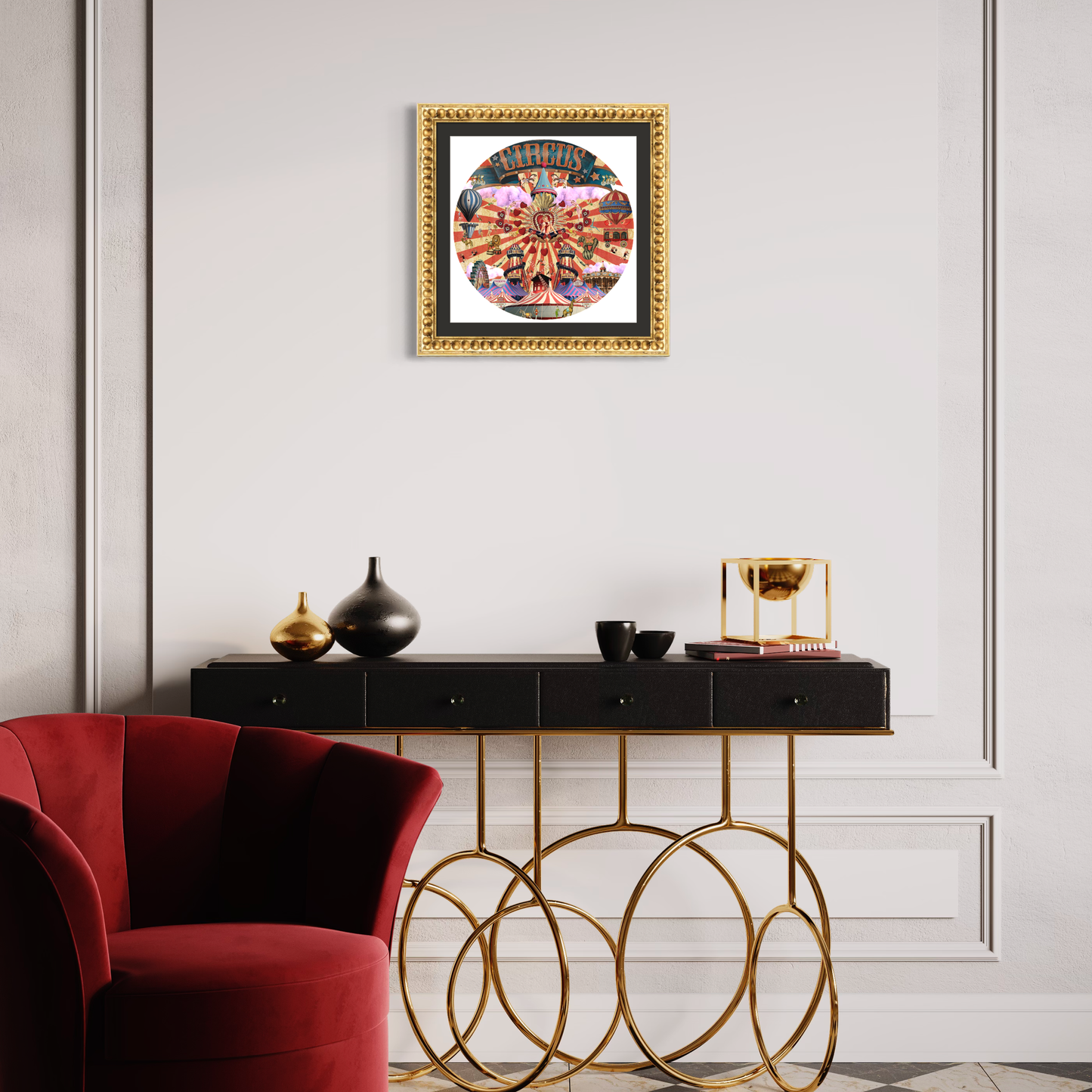 "Les Femmes du Cirque" Framed Prints