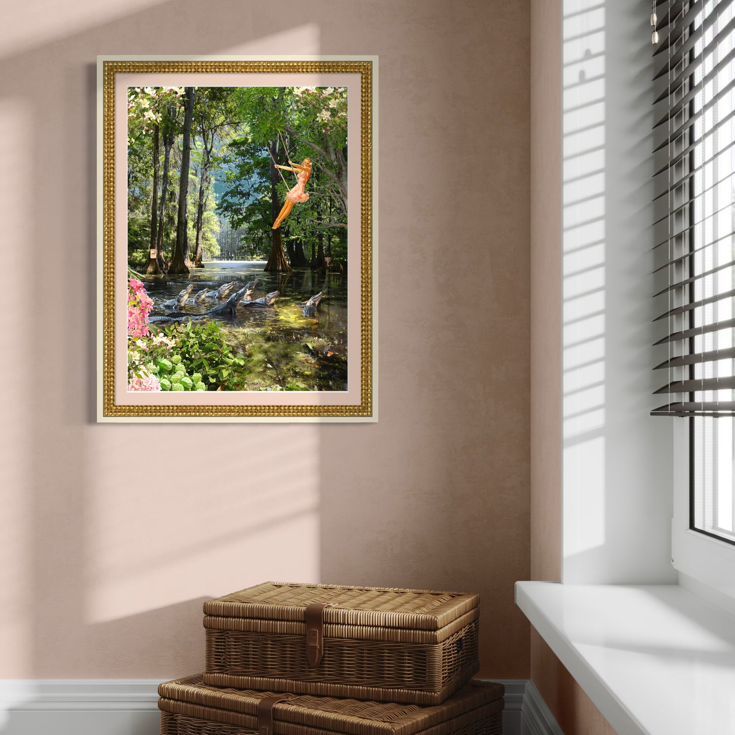 "Bayou Swing" Framed Giclee Prints