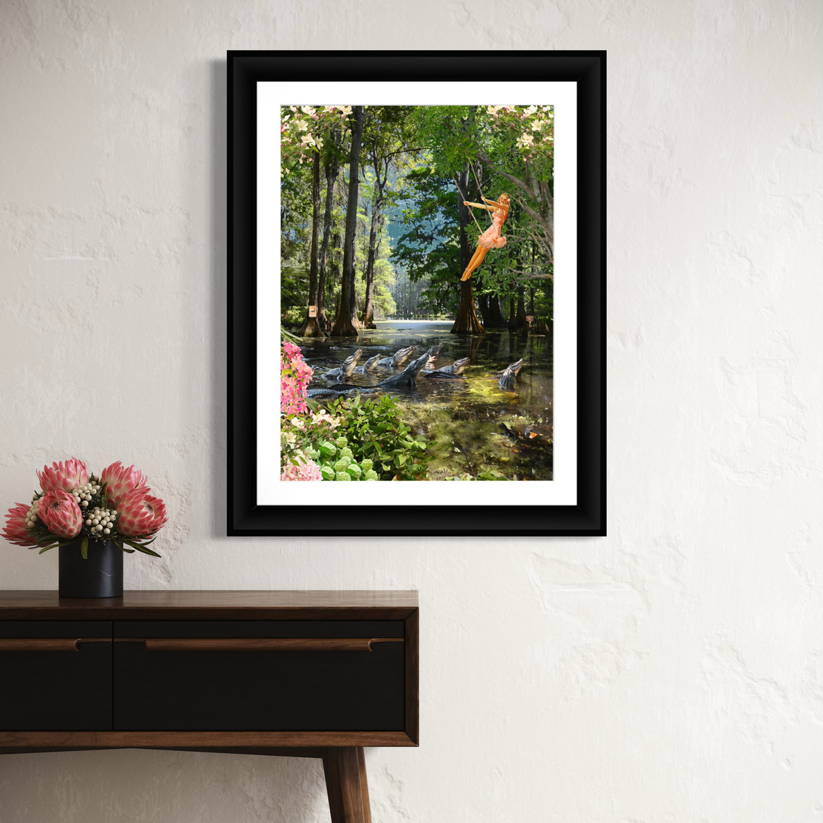 Bayou Swing — Framed Giclée Print
